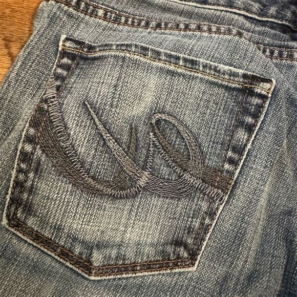 Express Mia Boot Leg Jeans Y2K Sz 8 30x31 Horse Cowgirl Western Minimalist READ - Picture 7 of 15